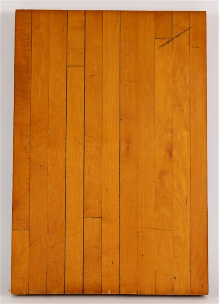 1970s-80s Purdue Boilermakers Mackey Arena 17" x 25" Basketball Court Section (MEARS LOA / Pepper Burruss Collection)