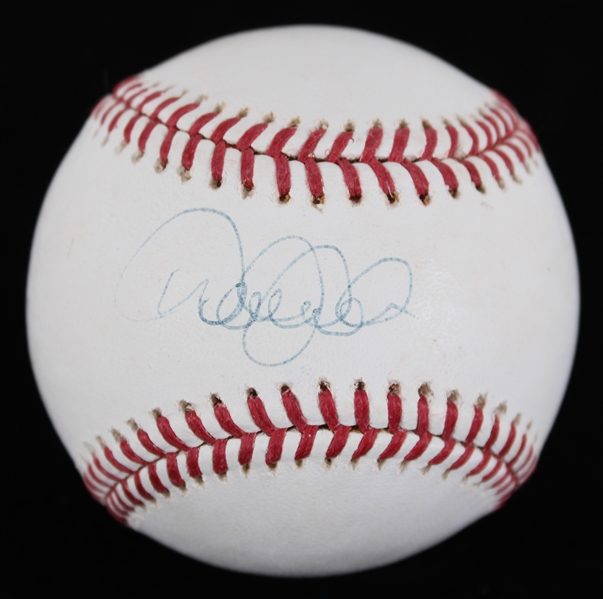 2000s Derek Jeter New York Yankees Signed OML Selig Baseball (Steiner)