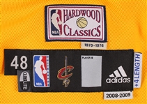 2008-09 LeBron James Cleveland Cavaliers Team Issued Throwback Jersey (MEARS A5)