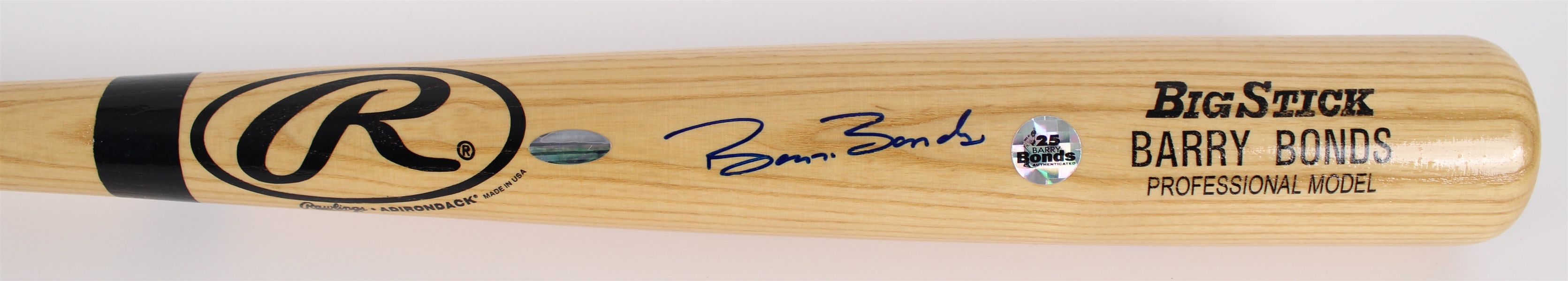 2000s Barry Bonds San Francisco Giants Signed Rawlings Adirondack Bat (Steiner)