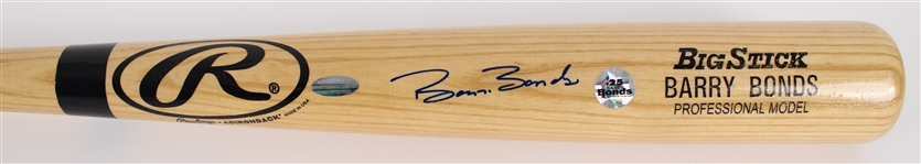 2000s Barry Bonds San Francisco Giants Signed Rawlings Adirondack Bat (Steiner)