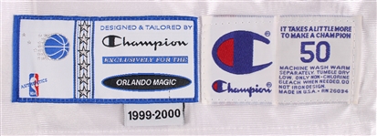 1999-2000 Matt Harpring Orlando Magic Game Worn Home Jersey (MEARS LOA / Fuji Sport Science)