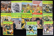 1960-2023 Green Bay Packers Yearbooks (Lot of 68)