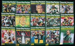 1960-2023 Green Bay Packers Yearbooks (Lot of 68)