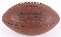 1972 Official NFL Pete Rozelle Blemish Football (MEARS LOA / Pepper Burruss Collection)