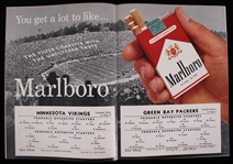 1961 Green Bay Packers Minnesota Vikings Milwaukee County Stadium Game Program (Pepper Burruss Collection)