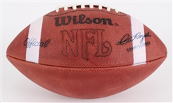 1987 Official NFL Pete Rozelle Prototype Football w/ White Stripes (MEARS LOA / Pepper Burruss Collection)