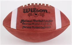 1987 Official NFL Pete Rozelle Prototype Football w/ White Stripes (MEARS LOA / Pepper Burruss Collection)