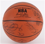 1996 USA Olympics Dream Team II ONBA Stern Team Signed Basketball w/ 15 Signatures Including Charles Barkley, Hakeem Olajuwon, Shaquille O'Neal, Scottie Pippen & More (JSA / Pepper Burruss Collection)