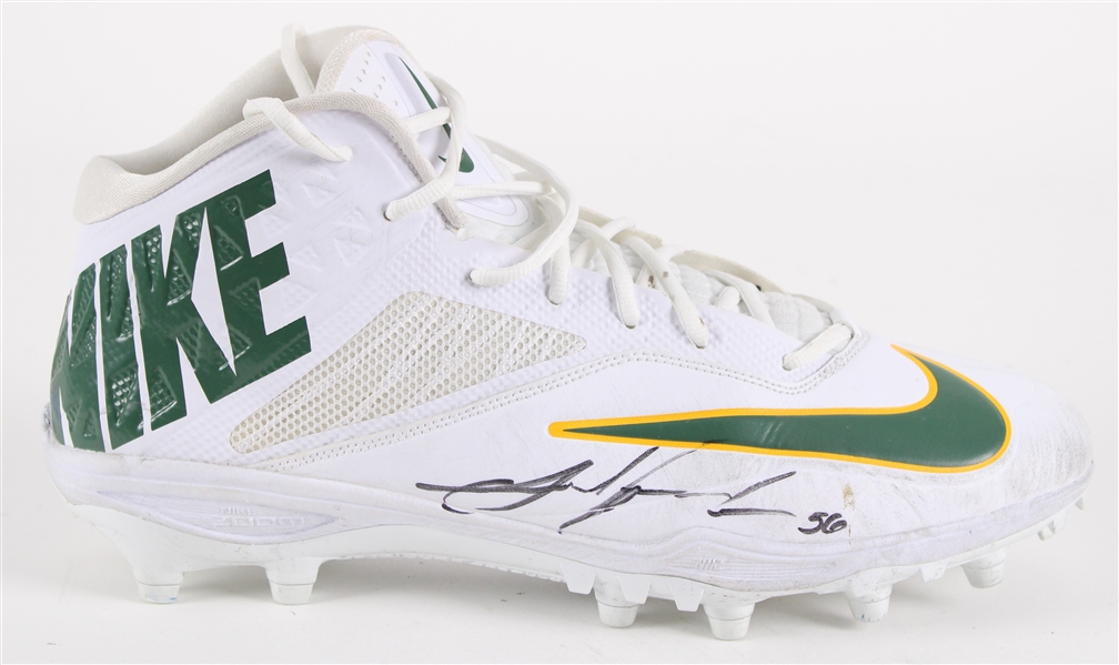 2016 Julius Peppers Green Bay Packers Signed Nike Game Worn Cleat (MEARS LOA / JSA / Pepper Burruss Collection)