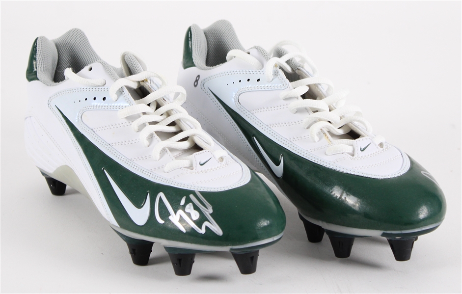 2004-05 Ryan Longwell Green Bay Packers Signed Nike Cleats (MEARS LOA / JSA / Pepper Burruss Collection)