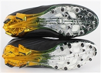 2010 Donald Driver Green Bay Packers Game Worn Nike Cleats (MEARS LOA / Pepper Burruss Collection)