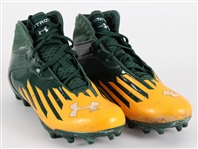 2012 Randal Cobb Green Bay Packers Attributed Game Worn Under Armour Cleats (MEARS LOA / Pepper Burruss Collection)