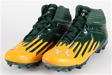 2012 Randal Cobb Green Bay Packers Attributed Game Worn Under Armour Cleats (MEARS LOA / Pepper Burruss Collection)