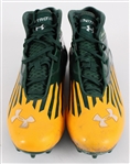 2012 Randal Cobb Green Bay Packers Attributed Game Worn Under Armour Cleats (MEARS LOA / Pepper Burruss Collection)