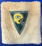 1980's Green Bay Packers Game Worn Adidas Turf Streak Cleats w/ Packers Logo Wristband (MEARS LOA / Pepper Burruss Collection)