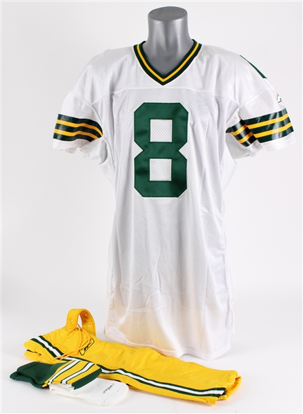 2003 Ryan Longwell Green Bay Packers Thanksgiving Day Game Ready Uniform w/ Signed Jersey, Pants & Socks (MEARS LOA / JSA / Packers COA / Pepper Burruss Collection)