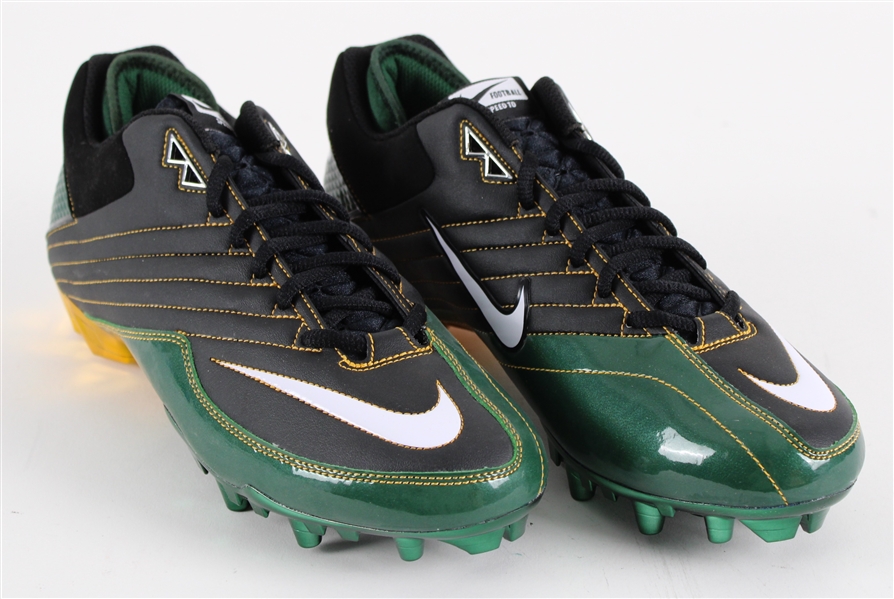 2010 Donald Driver Green Bay Packers Personal Collection Custom Nike Cleats (MEARS LOA / Pepper Burruss Collection) 
