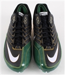 2010 Donald Driver Green Bay Packers Personal Collection Custom Nike Cleats (MEARS LOA / Pepper Burruss Collection) 