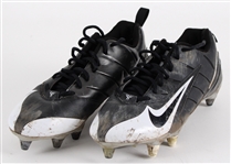2008 Charles Woodson Green Bay Packers Game Worn Nike Cleats (MEARS LOA / Pepper Burruss Collection)
