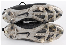 2008 Charles Woodson Green Bay Packers Game Worn Nike Cleats (MEARS LOA / Pepper Burruss Collection)