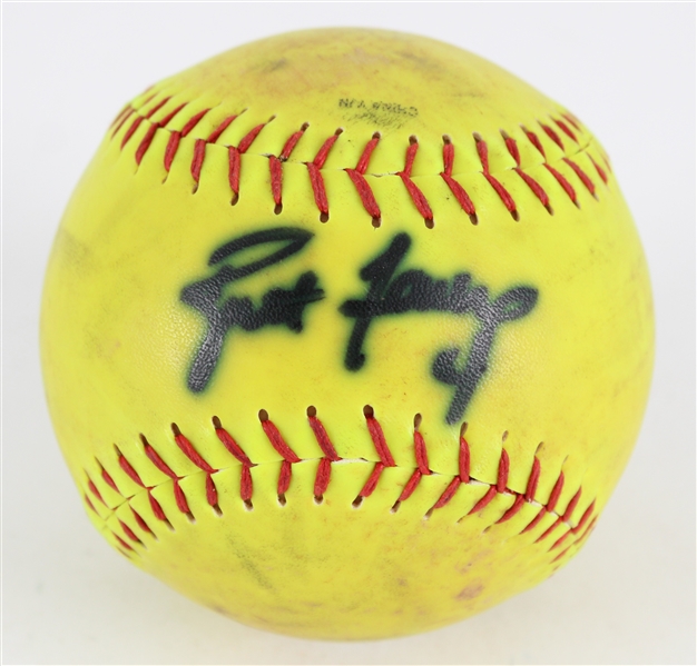 2000s Brett Favre Green Bay Packers Signed DeMarini Charity Game Used Softball (MEARS LOA / JSA / Pepper Burruss Collection)