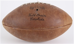1960's Wilson Official F1360 Junior League Game Used Football (MEARS LOA / Pepper Burruss Collection)