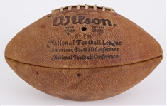 1979 Wilson Official NFL Pete Rozelle Blemish Football (MEARS LOA / Pepper Burruss Collection)