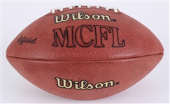 1990s-2000s Wilson Official Mid Continental Football League (MCFL) Football (MEARS LOA / Pepper Burruss Collection)