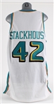 2000-01 Jerry Stackhouse Detroit Pistons Game Worn Home Jersey (MEARS A5)