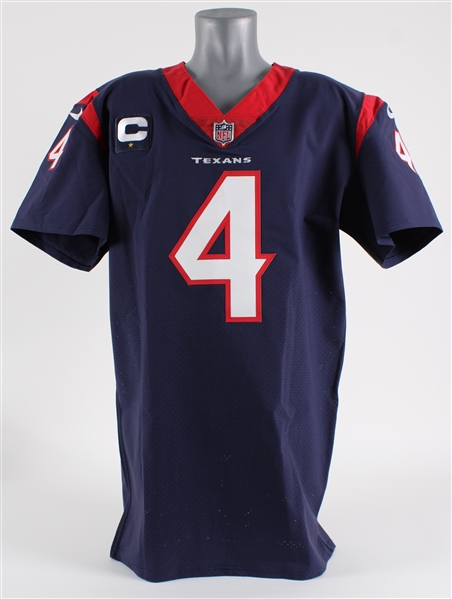 2020 Deshaun Watson Houston Texans Team Issued Home Jersey (MEARS A5 / Team COA / Metabilia)