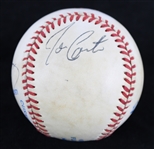 1993 Paul Molitor Joe Carter Toronto Blue Jays Dual Signed OFSL MacDonald Baseball (JSA)