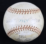 1965 New York Yankees Team Signed Baseball w/ 20 Signatures Including Whitey Ford, Elston Howard, Tony Kubek & More (JSA)