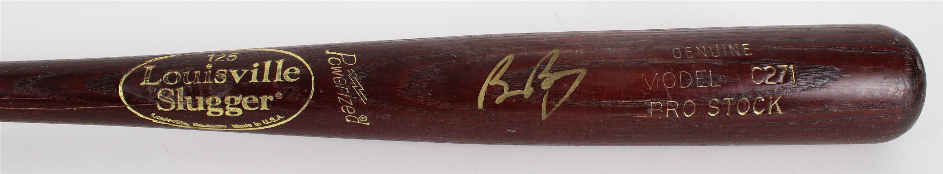 2010s Bruce Bochy San Francisco Giants Signed Louisville Slugger Professional Model Bat (JSA)
