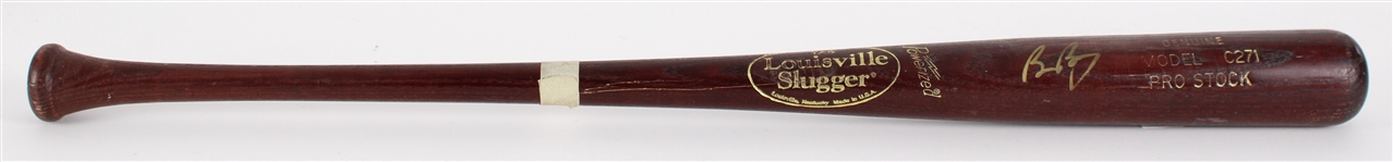 2010's Bruce Bochy San Francisco Giants Signed Louisville Slugger Professional Model Bat (JSA)