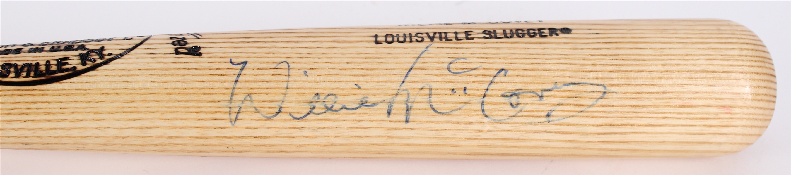 1990s Willie McCovey San Francisco Giants Signed H&B Louisville Slugger Bat from McCoveys Restaurant (JSA)