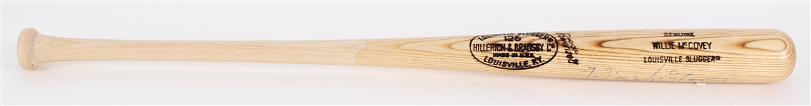1990's Willie McCovey San Francisco Giants Signed H&B Louisville Slugger Bat from McCovey's Restaurant (JSA)