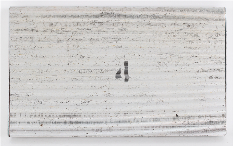 1960s-2000 Green Bay Packers Lambeau Field 10.5" x 18" Bleacher Seat Section (MEARS LOA / Pepper Burruss Collection)