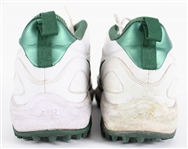 2006-07 Aaron Rodgers Green Bay Packers Game Worn Nike Turf Shoes (MEARS LOA / Pepper Burrus Collection) 