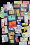 1970's-80's Sports Ticket Stub & Pocket Schedule Collection - Lot of 125 w/ Chicago Sting, NBA Playoffs, ABA Playoffs, Fans Salute to Bill Veeck & More