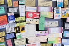 1970's-80's Sports Ticket Stub & Pocket Schedule Collection - Lot of 125 w/ Chicago Sting, NBA Playoffs, ABA Playoffs, Fans Salute to Bill Veeck & More
