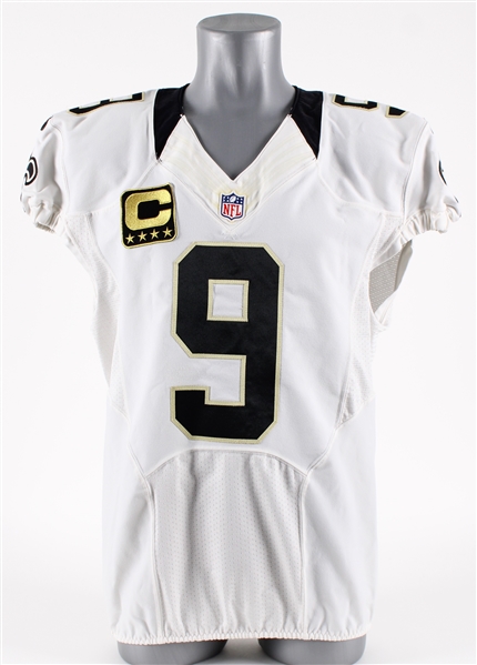 2012 Drew Brees New Orleans Saints Road Jersey (MEARS A5)