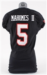 2014 Patrick Mahomes Texas Tech Red Raiders Throwback Jersey (MEARS A5)