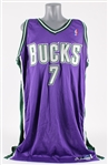 2004-05 Toni Kukoc Milwaukee Bucks Game Worn Road Jersey (MEARS A10)