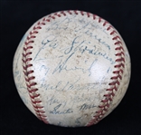 1948 Boston Red Sox Philadelphia Athletics Teams Signed Baseball w/ 25 Signatures Including Ted Williams, Johnny Pesky, Dom DiMaggio & More (JSA)