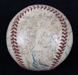 1948 Boston Red Sox Philadelphia Athletics Teams Signed Baseball w/ 25 Signatures Including Ted Williams, Johnny Pesky, Dom DiMaggio & More (JSA)