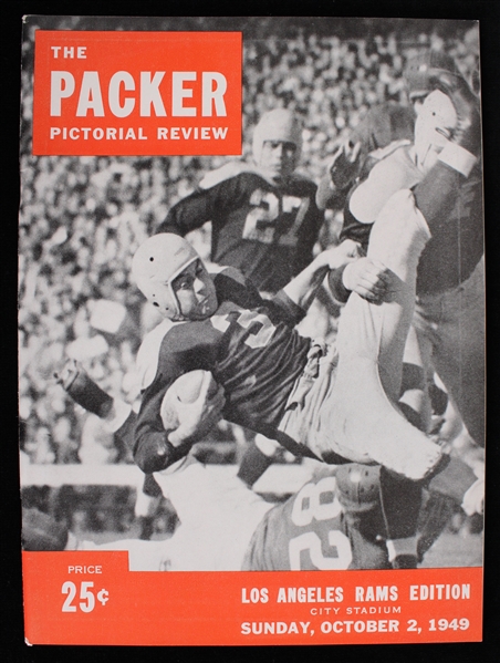 1949 The Packer Pictorial Review Los Angeles Rams Edition (Pepper Burruss Collection)