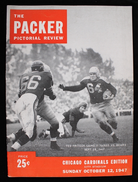 1949 The Packer Pictorial Review Los Angeles Rams Edition (Pepper Burruss Collection)