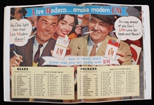 1957 Green Bay Packers vs Chicago Bears Dedication Program 