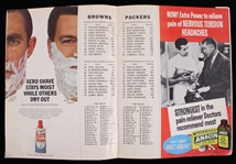 1966 Green Bay Packers vs Cleveland Browns World Championship Game Souvenir Program